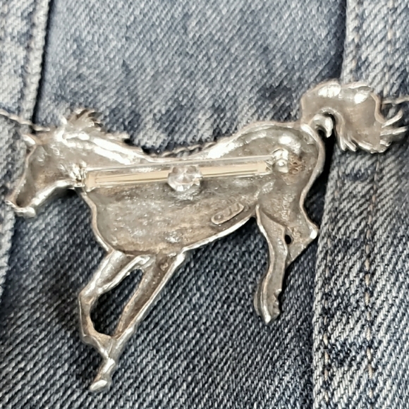 Vintage JJ Horse Pin/Brooch (Large) - Picture 2 of 7